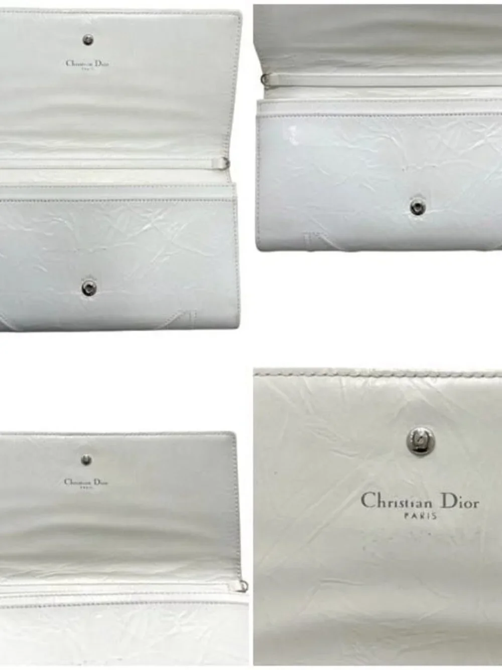 Dior Shoulder Wallet White Diorama